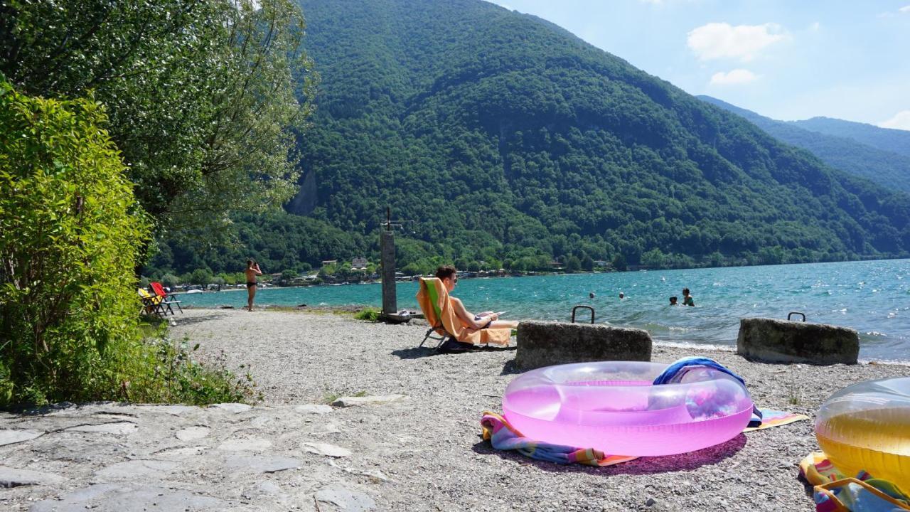 Vakantiehuis Casasdecasper - Camping Italie Hotel Porlezza Bagian luar foto